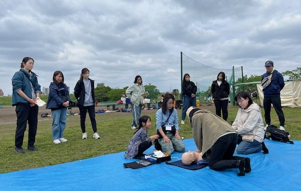 江戸川京葉ボーイズでAED講習会