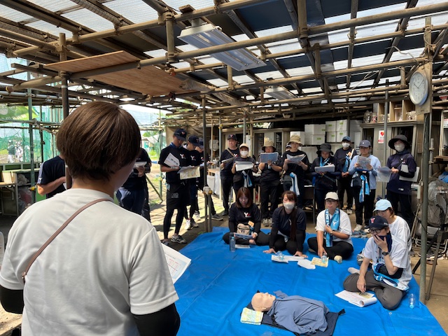 横浜北シニア、専門医による救命講習会