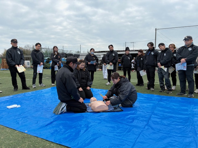 ＡＥＤ講習会-広島遠征-