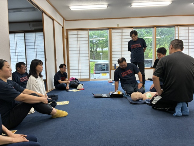 一関仙北ボーイズで救命講習会